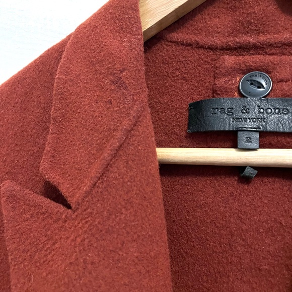 Rust Coat/Vest by rag & bone - Picture 9 of 9